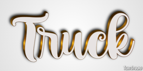 Truck Efecto de Texto