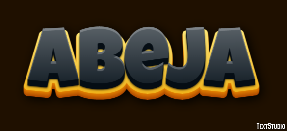 Abeja Efecto de texto