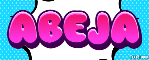 Abeja Efecto de texto