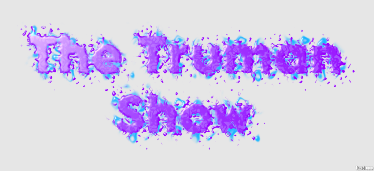 The Truman Show Text Effect