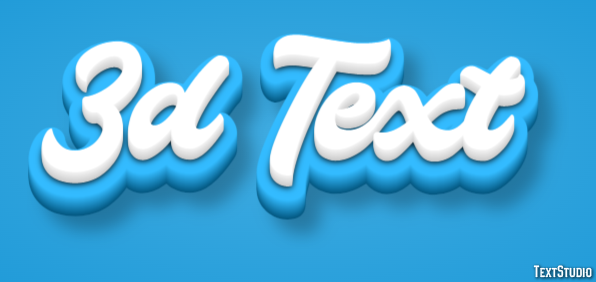 3d Text Эффект текста