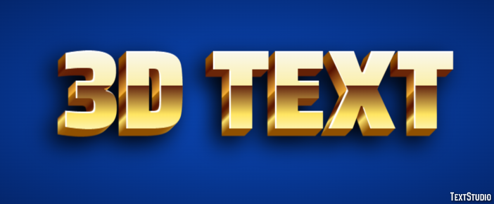 3d Text Эффект текста