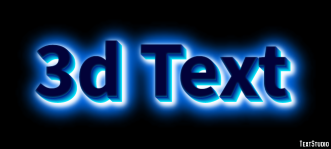 3d Text Effetto testo