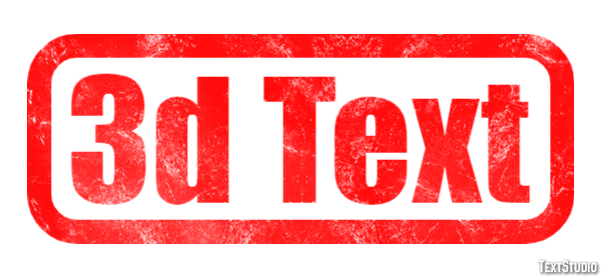 3d Text Effetto testo