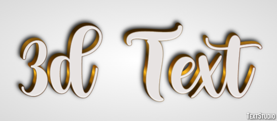 3d Text Эффект текста