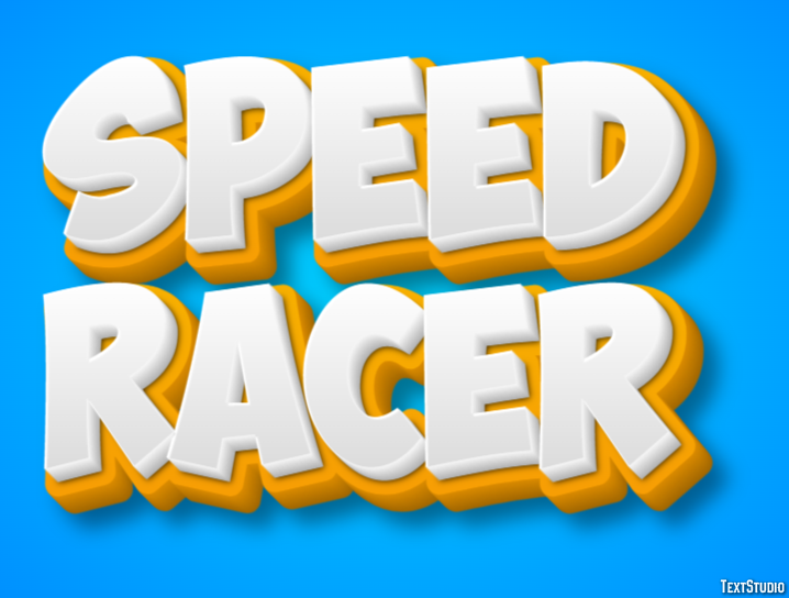 Speed Racer Text Effect