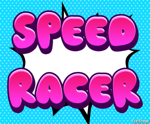 Speed Racer Text Effect
