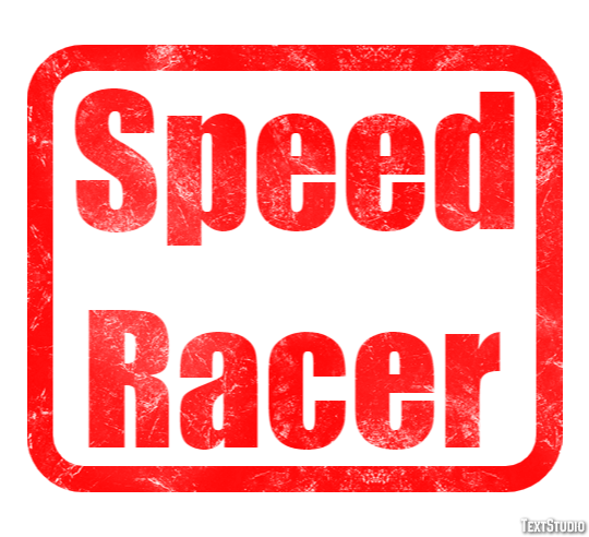 Speed Racer Text Effect