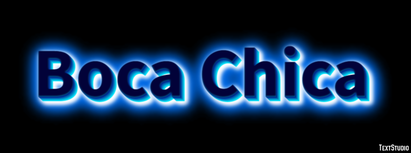 Boca Chica Efecto de Texto