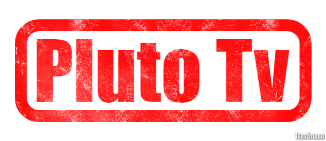 Pluto Tv Text Effect