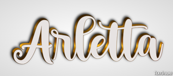 Arletta Text Effect