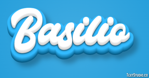 Basilio Efeito de texto