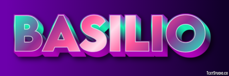 Basilio Efeito de texto