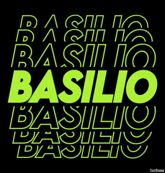 Basilio Efeito de texto