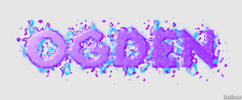 Ogden Texteffekt