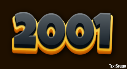 2001 テキスト効果