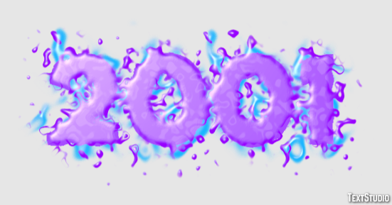 2001 テキスト効果