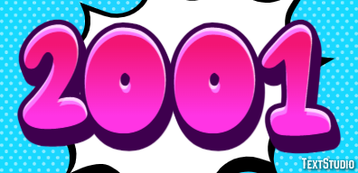 2001 Efeito de texto