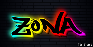 Zona Text Effect