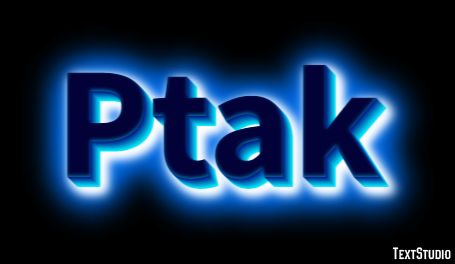 Ptak Efekt tekstowy