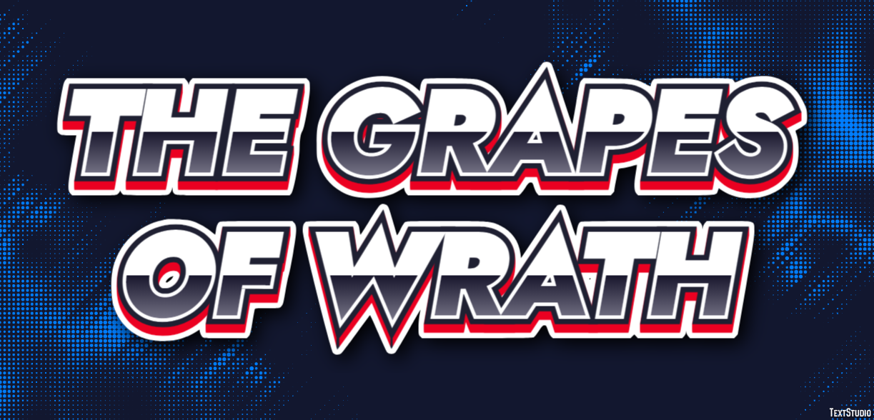 The Grapes of Wrath Text Effect