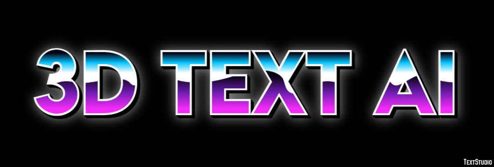 3d Text Ai テキスト効果