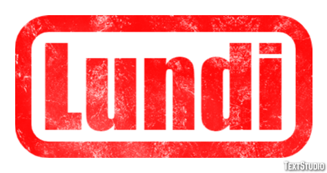 Lundi Effet de texte