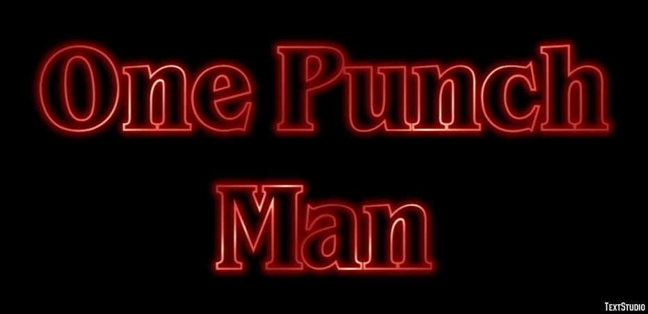 One Punch Man Text Effect