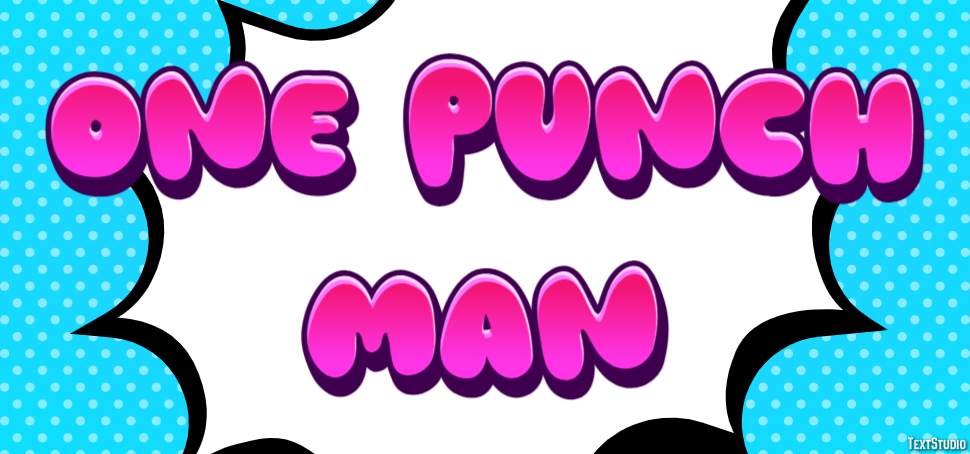 One Punch Man Text Effect