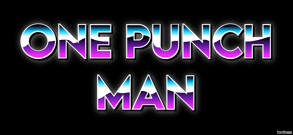 One Punch Man Text Effect