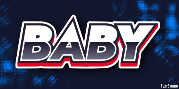 Baby Text effect