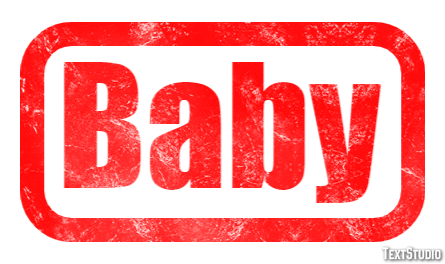 Baby Text effect