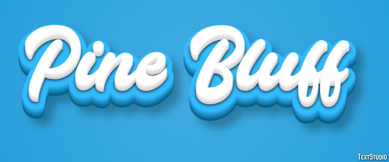 Pine Bluff Effetto testo