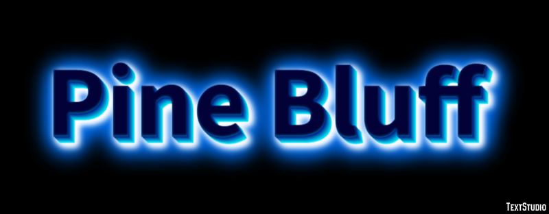 Pine Bluff Effetto testo