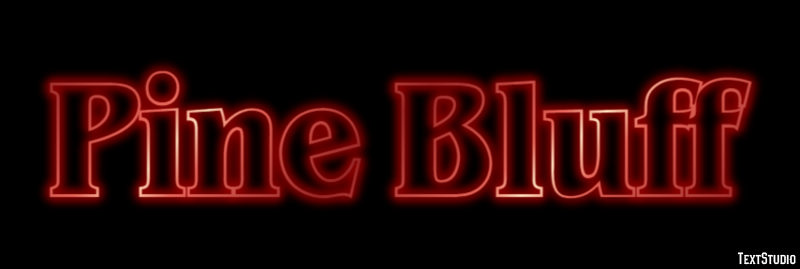 Pine Bluff Effet de Texte