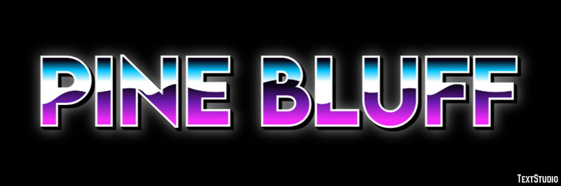 Pine Bluff Effetto testo