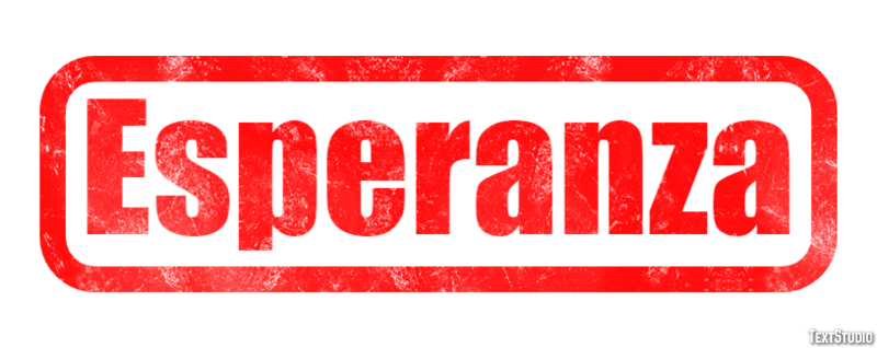 Esperanza Effetto testo
