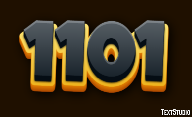 1101 Efekt tekstowy