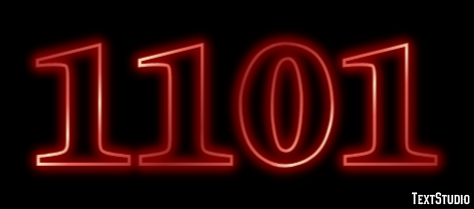 1101 Efekt tekstowy