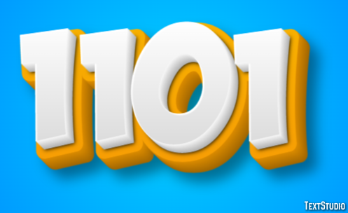 1101 Efekt tekstowy