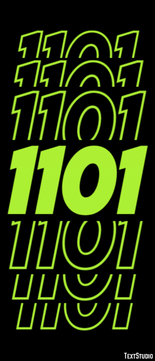 1101 Efekt tekstowy