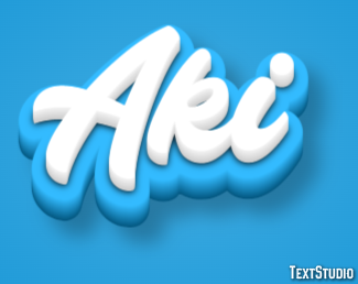 Aki Text Effect