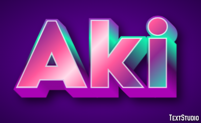 Aki Efekt tekstowy