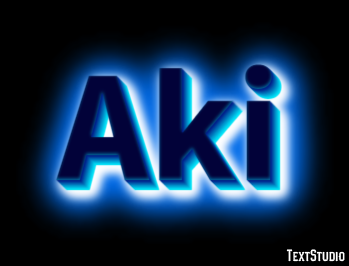 Aki Text Effect
