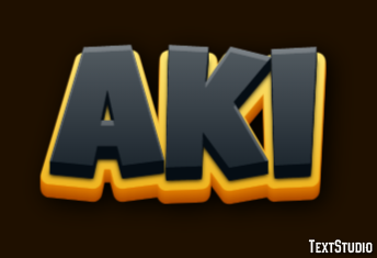 Aki Text Effect