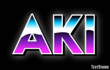 Aki Text Effect