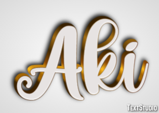 Aki Text Effect