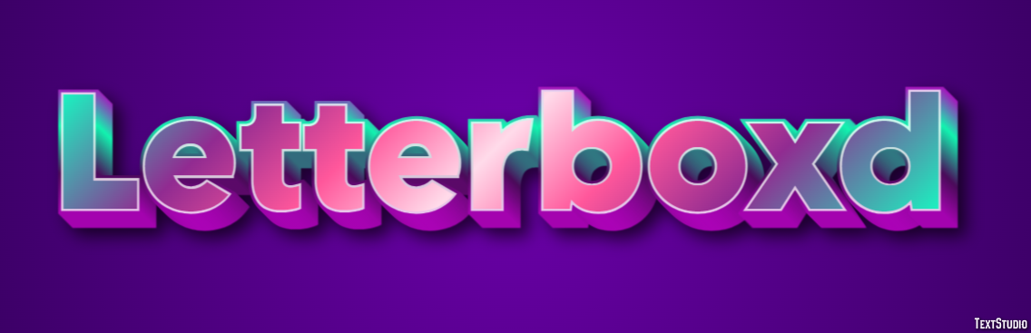 Letterboxd Text Effect