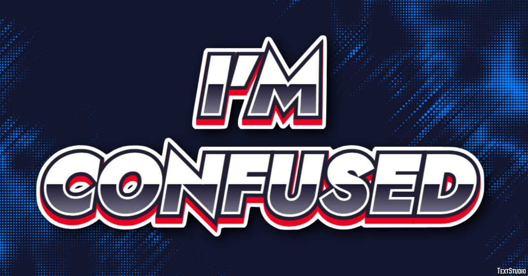 I'm confused Text Effect
