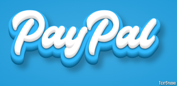 PayPal Text effect